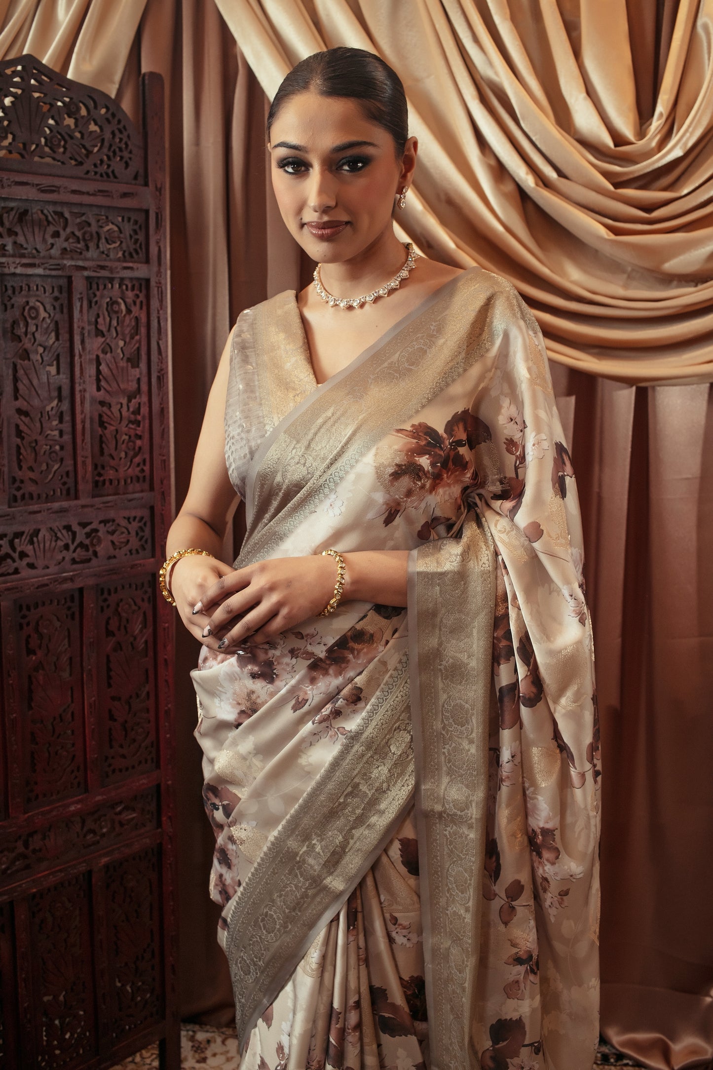Premium Royal Look Art Silk Sari MS0123A