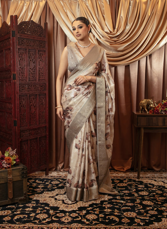 Premium Royal Look Art Silk Sari MS0123A