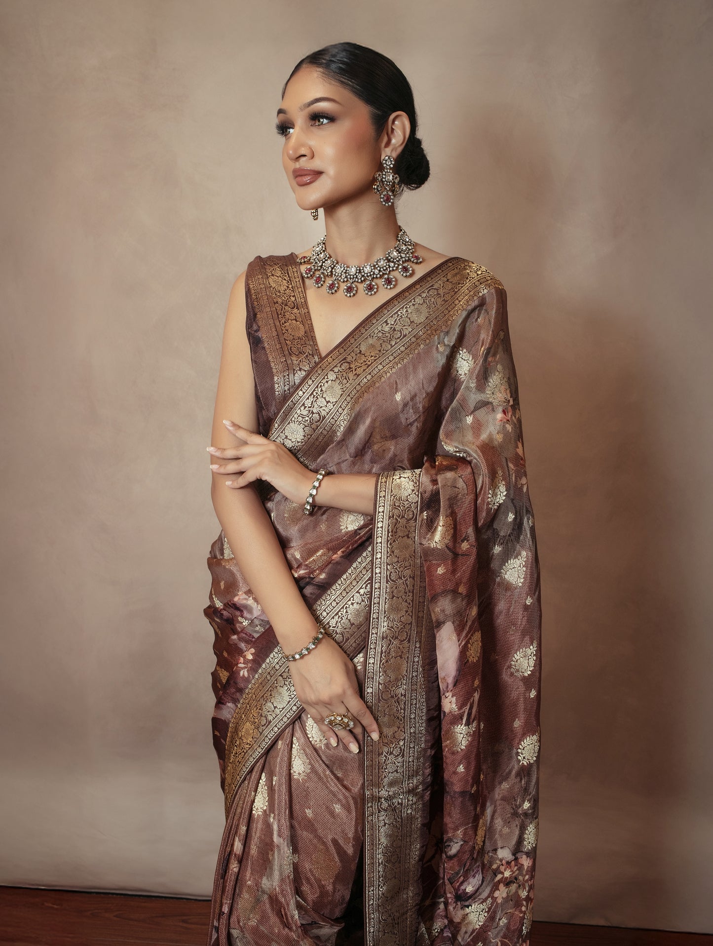 Premium Shakira Art Banarasi Silk Sari MS0146