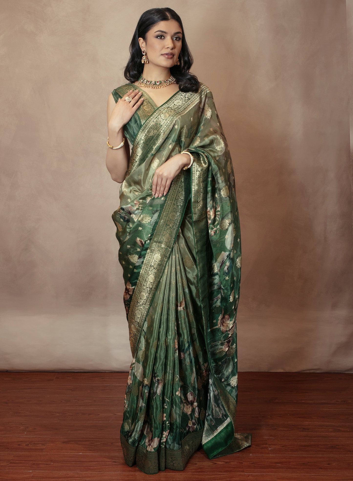 Premium Shakira Art Banarasi Silk Sari MS0146