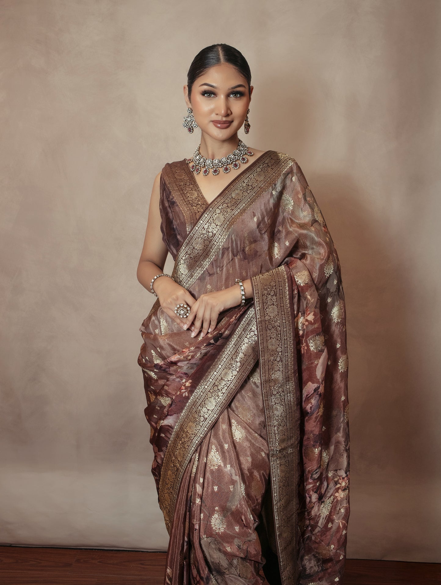 Premium Shakira Art Banarasi Silk Sari MS0146
