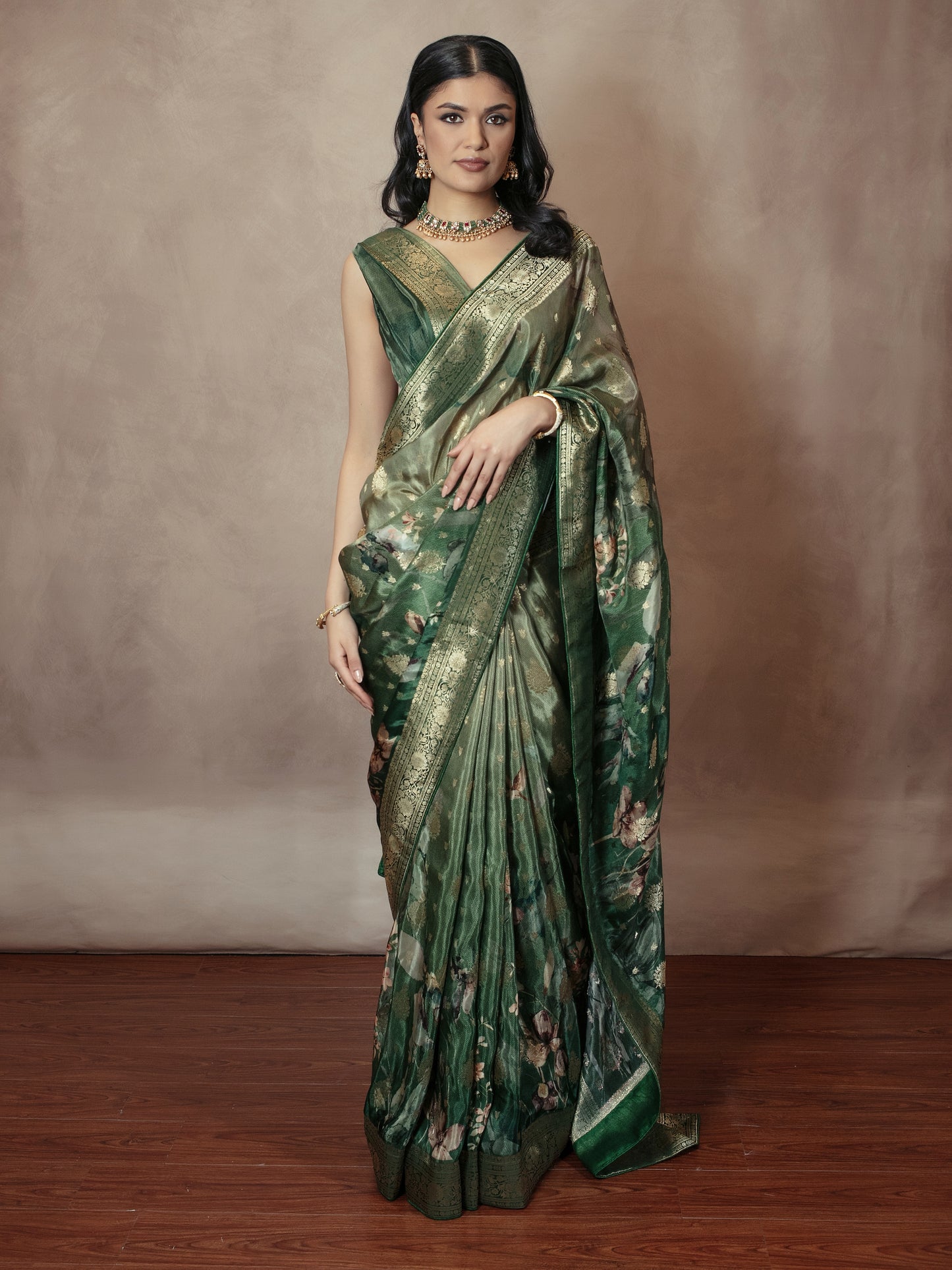 Premium Shakira Art Banarasi Silk Sari MS0146