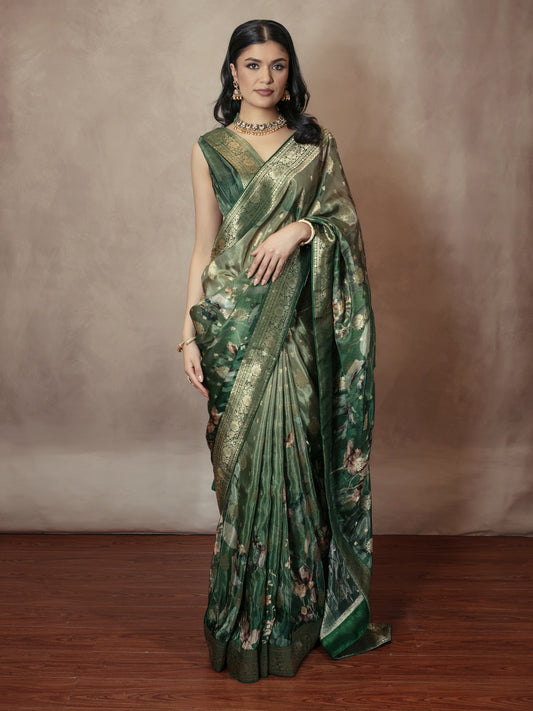 Premium Shakira Art Banarasi Silk Sari MS0146