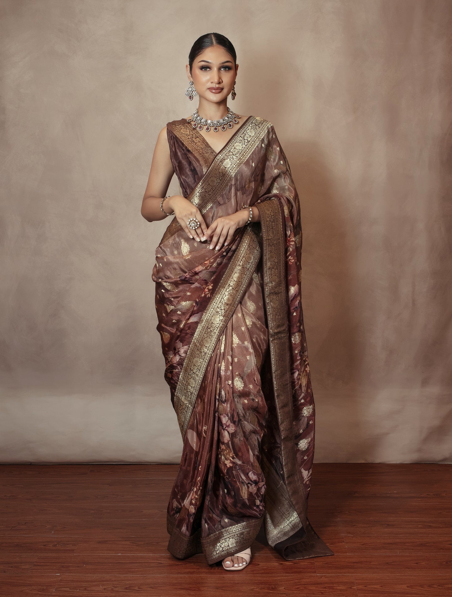Premium Shakira Art Banarasi Silk Sari MS0146