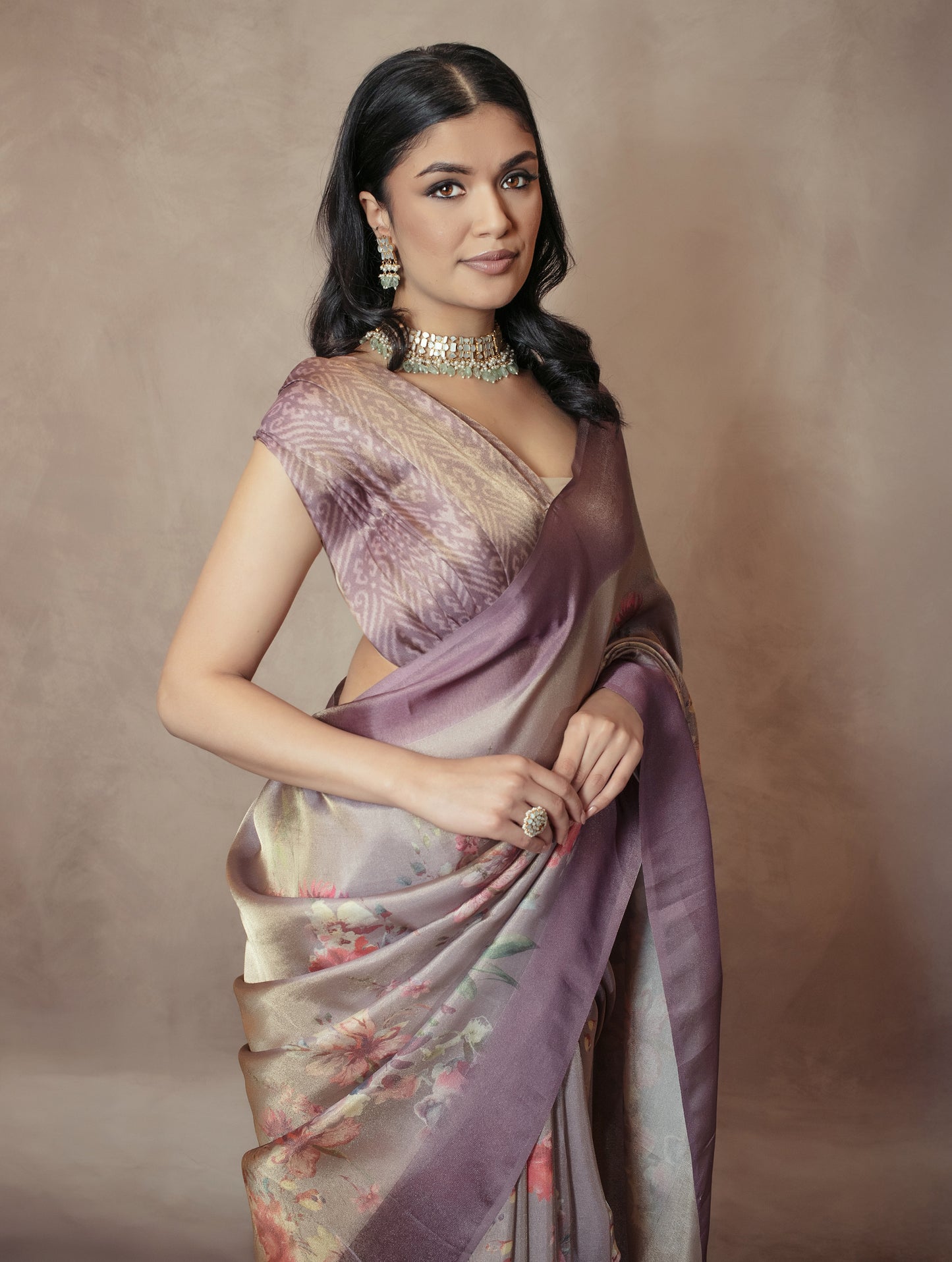 Premium Gajji Art Tissue Silk Sari MS0147