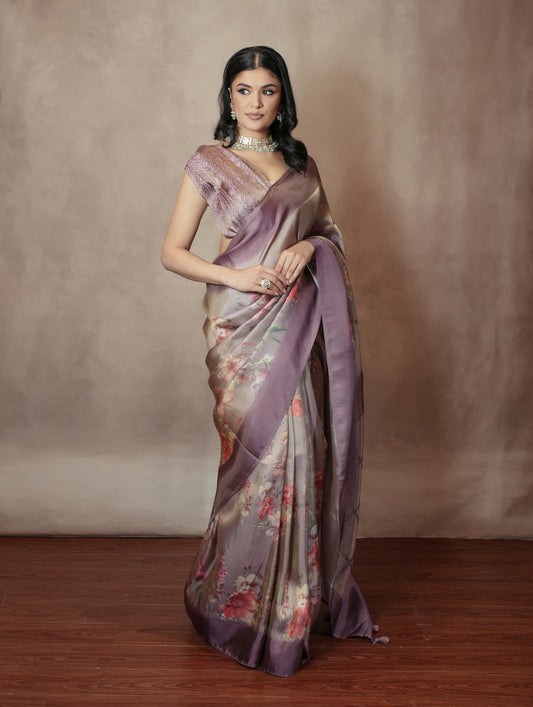 Premium Gajji Art Tissue Silk Sari MS0147