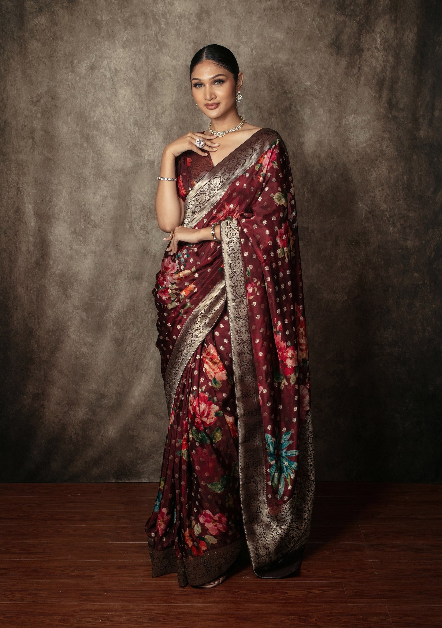 Premium Dayna Art Banarasi Silk Sari MS0149