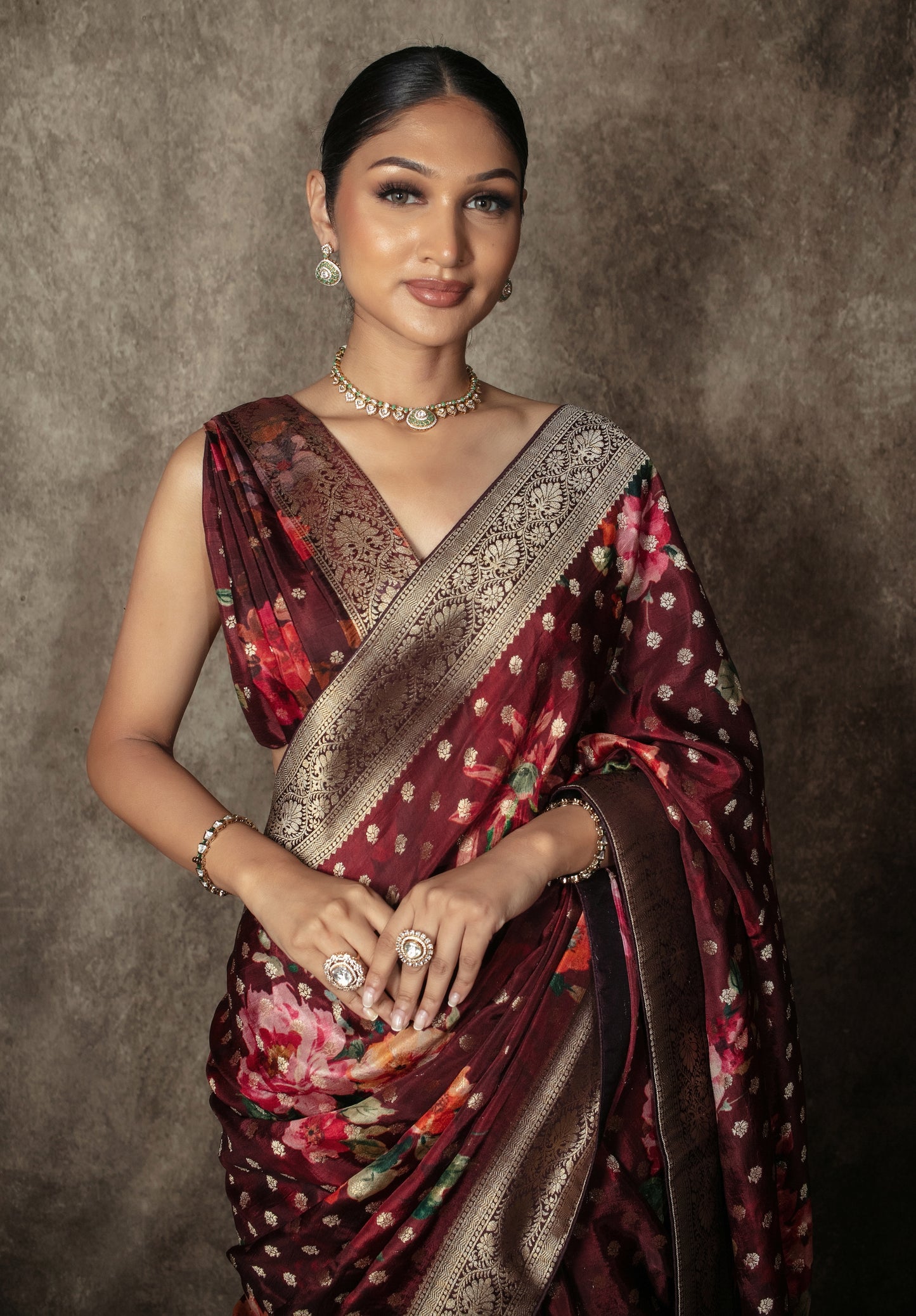 Premium Dayna Art Banarasi Silk Sari MS0149