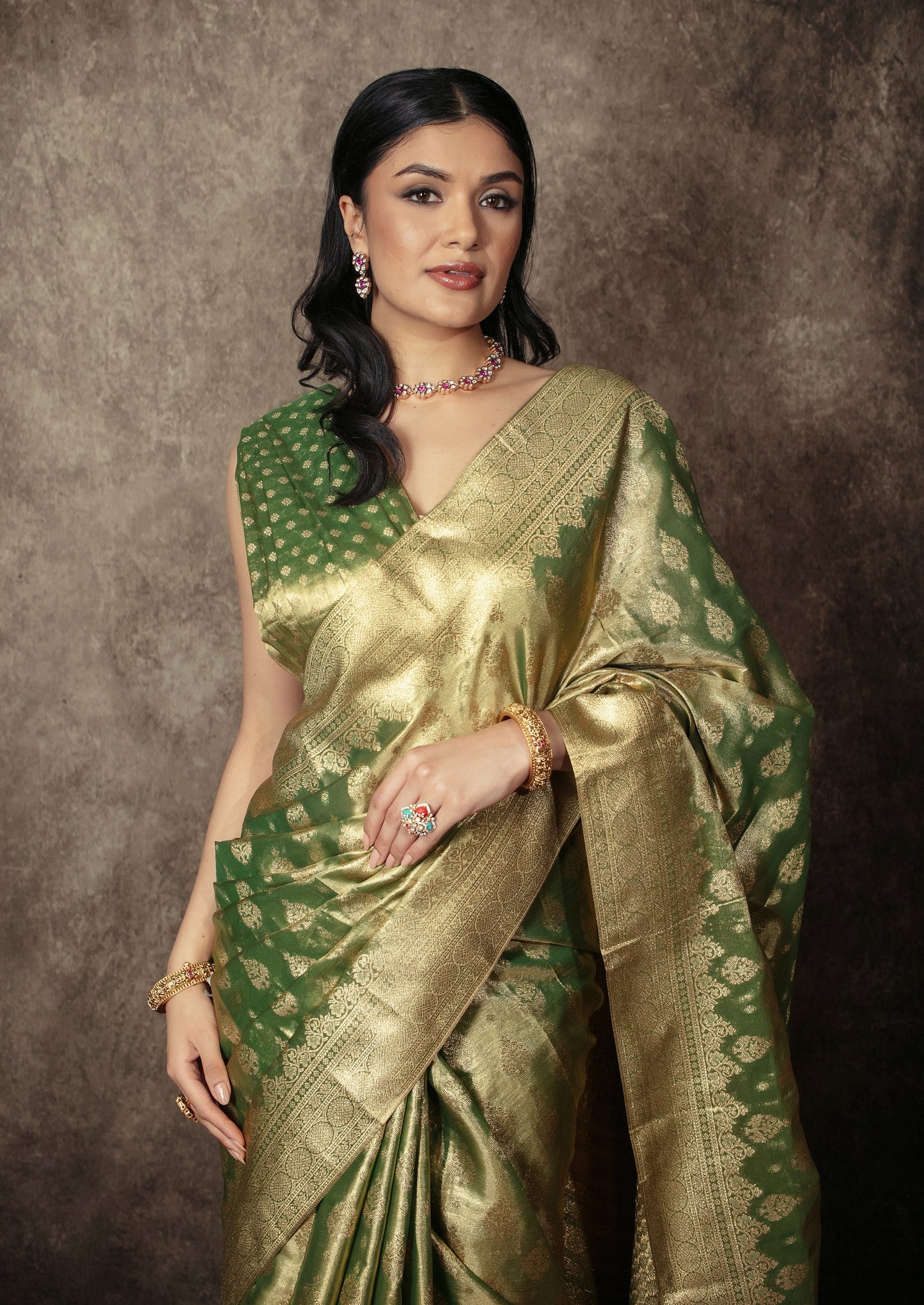 Premium Banarasi Art Silk Sari VC0128
