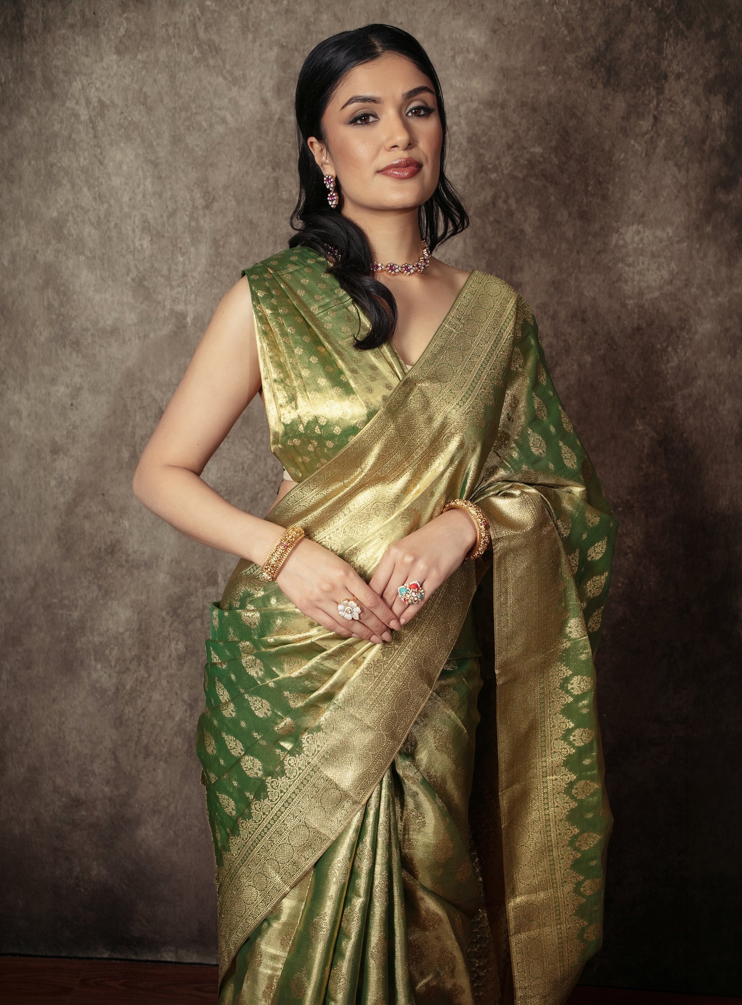 Premium Banarasi Art Silk Sari VC0128